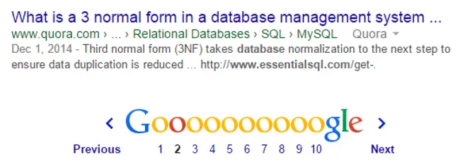 Google Paging