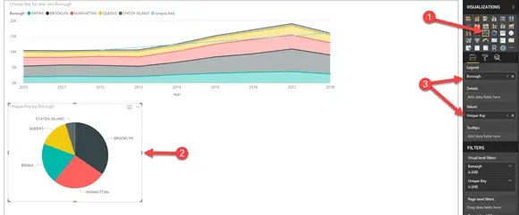 Power BI Desktop Pie Chart