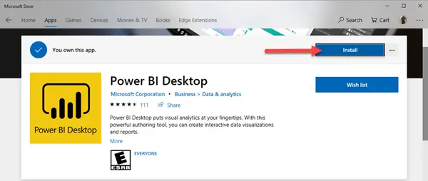 Get Started with Power BI - Windows Store