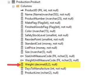 decimal 10 2 means in sql server example