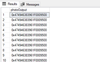 SQL Substring with Varbinary Type