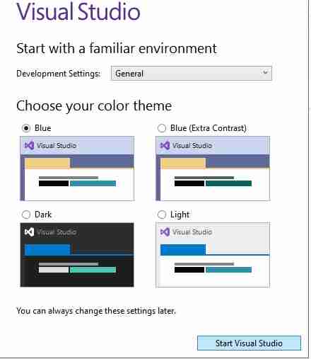 C Sharp Visual Studio Color theme