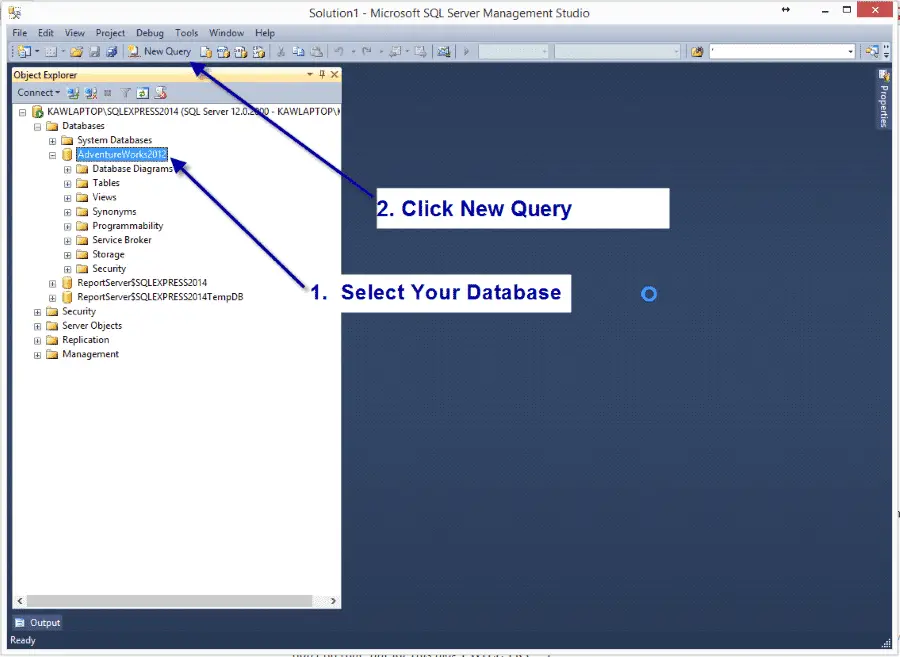 New SQL Select Query