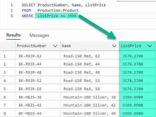 apt Af Gud Af storm SQL Greater Than or Equal To Comparison Operator - Essential SQL