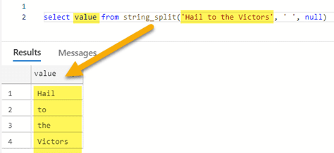 contains in sql STRING_SPLIT example